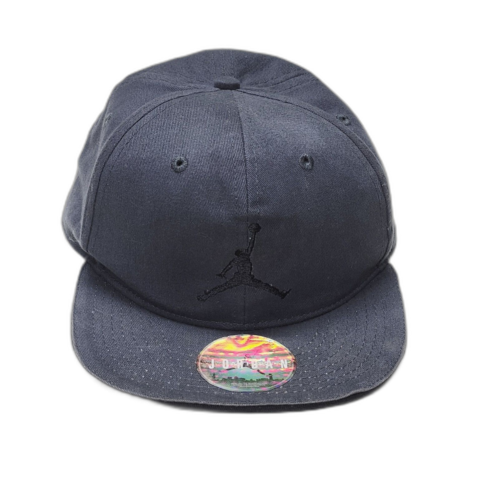 Nike Jordan Youth Snapback Hat Black Jumpman Logo Adjustable Cap 1417-693-113